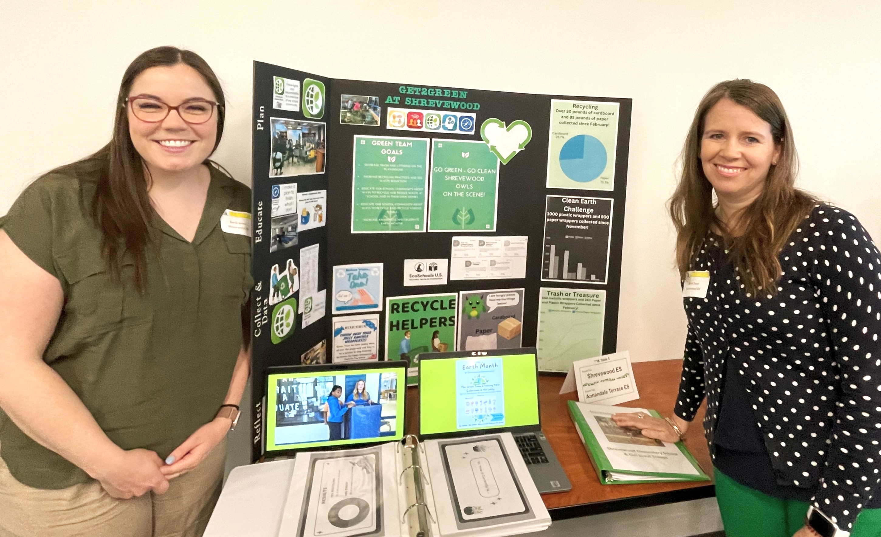 Ms. Jones and Ms. Done at the Get to Green Conference